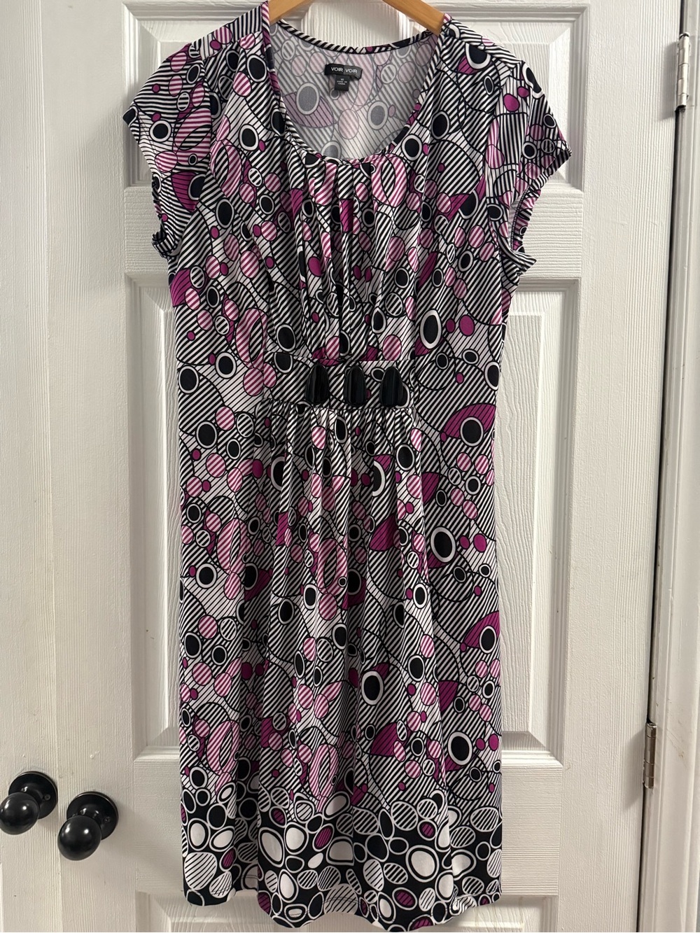 Voir Voir Geometric Midi Dress Size 16